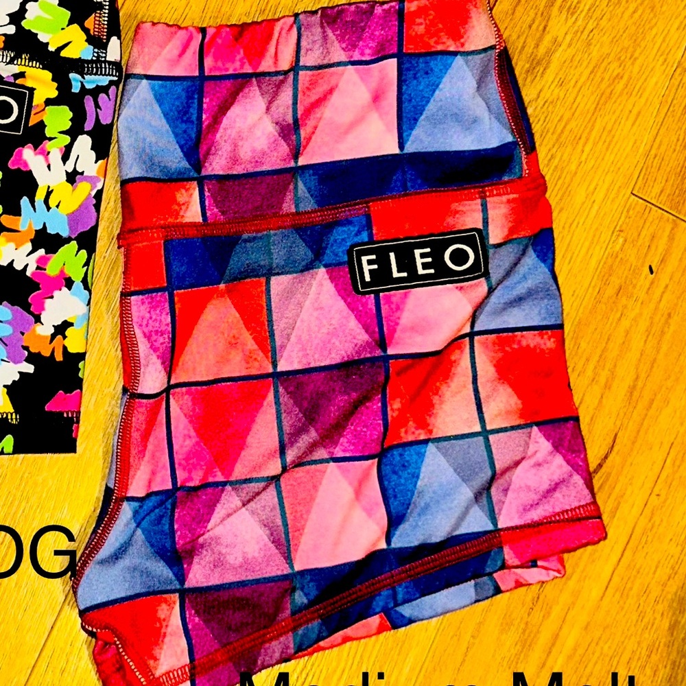 FLEO Women's Colorful Shorts MELT HRO SL GUC old school rare print